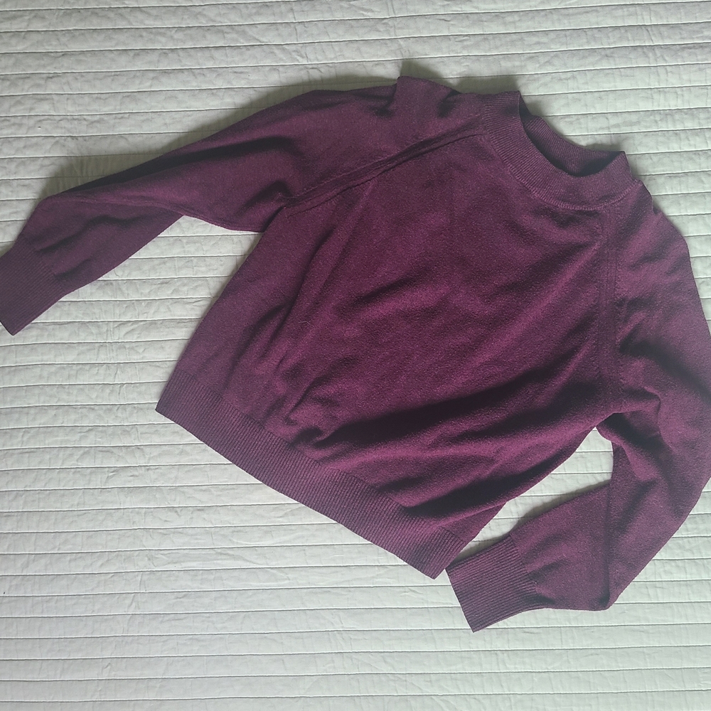 a new day Women's Sweater in Maroon Red